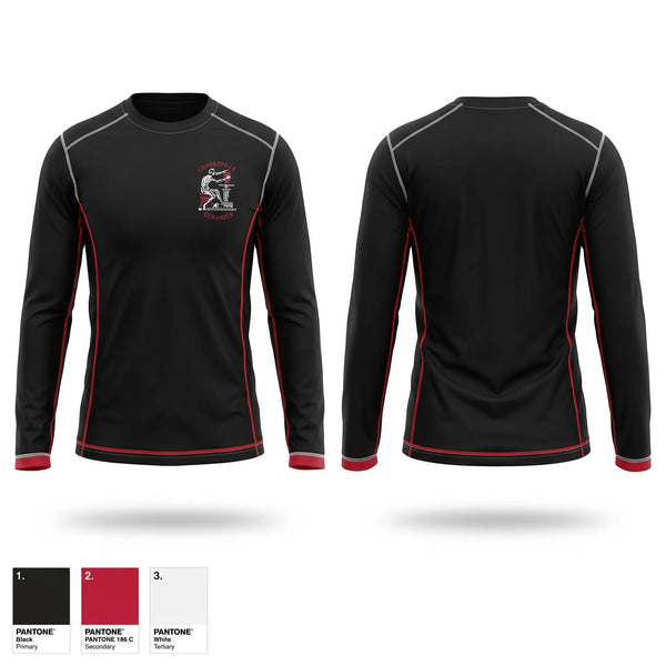 Long Sleeve Performance Shirt, Crooksville Ceramics, , Teamtime, Team time, sublimation, custom sports apparel, team uniforms, spirit wear, spiritwear, sports uniforms, custom shirts, team store, custom team store, fundraiser sports, apparel fundraiser