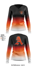 Alma Women's Long Sleeve V-neck Shirt - 5