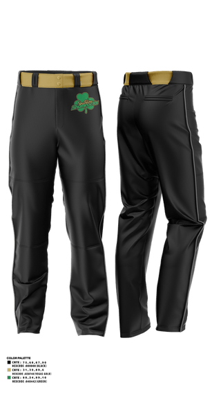 Baseball Pants, 11U Southline Shamrocks, Baseball, Teamtime, Team time, sublimation, custom sports apparel, team uniforms, spirit wear, spiritwear, sports uniforms, custom shirts, team store, custom team store, fundraiser sports, apparel fundraiser