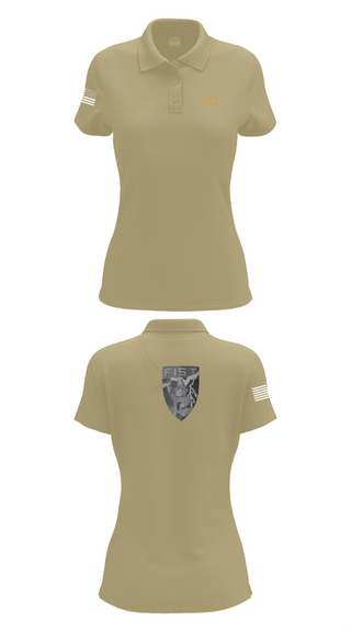 Womens Short Sleeve Performance Polo, HHB 113th FA / FIST, , Teamtime, Team time, sublimation, custom sports apparel, team uniforms, spirit wear, spiritwear, sports uniforms, custom shirts, team store, custom team store, fundraiser sports, apparel fundraiser