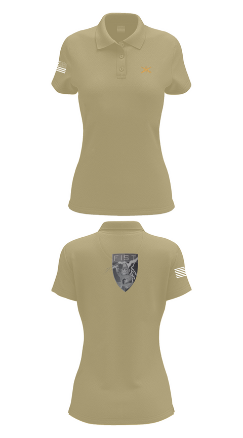 Womens Short Sleeve Performance Polo, HHB 113th FA / FIST, , Teamtime, Team time, sublimation, custom sports apparel, team uniforms, spirit wear, spiritwear, sports uniforms, custom shirts, team store, custom team store, fundraiser sports, apparel fundraiser
