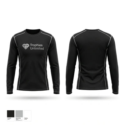TROPHIES UNLIMITED 16040367 Long Sleeve Performance Shirt 2