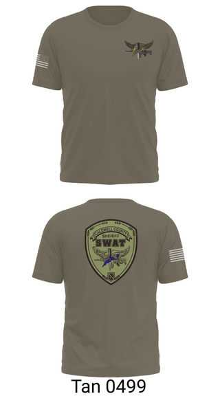 Old School Cotton Feel Shirt, Caldwell County SWAT, Police, Teamtime, Team time, sublimation, custom sports apparel, team uniforms, spirit wear, spiritwear, sports uniforms, custom shirts, team store, custom team store, fundraiser sports, apparel fundraiser