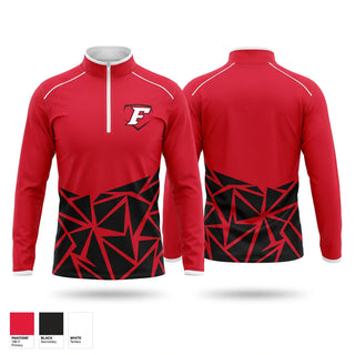 Quarter Zip Jacket, Cap City Force - Gray, Softball, Teamtime, Team time, sublimation, custom sports apparel, team uniforms, spirit wear, spiritwear, sports uniforms, custom shirts, team store, custom team store, fundraiser sports, apparel fundraiser