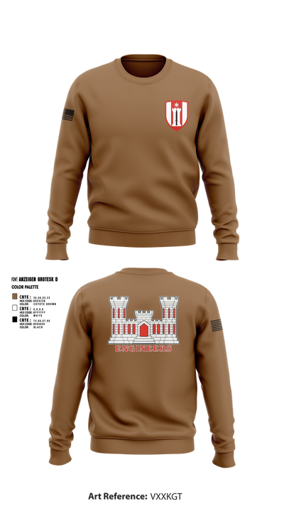 450th / 485th ACPs 89858245 Crew Neck Sweatshirt - 1