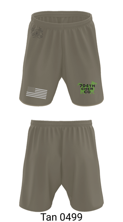 704th Chem Co 57484500 Athletic Shorts With Pockets - 69