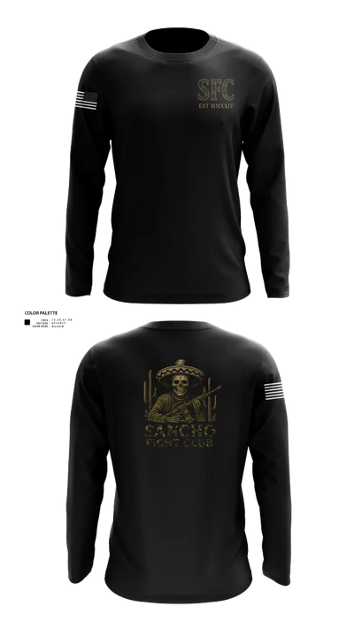Sancho Fight Club 22906489 Long Sleeve Performance Shirt 21