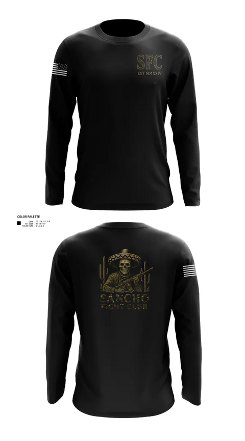 Long Sleeve Performance Shirt, Sancho Fight Club, , Teamtime, Team time, sublimation, custom sports apparel, team uniforms, spirit wear, spiritwear, sports uniforms, custom shirts, team store, custom team store, fundraiser sports, apparel fundraiser