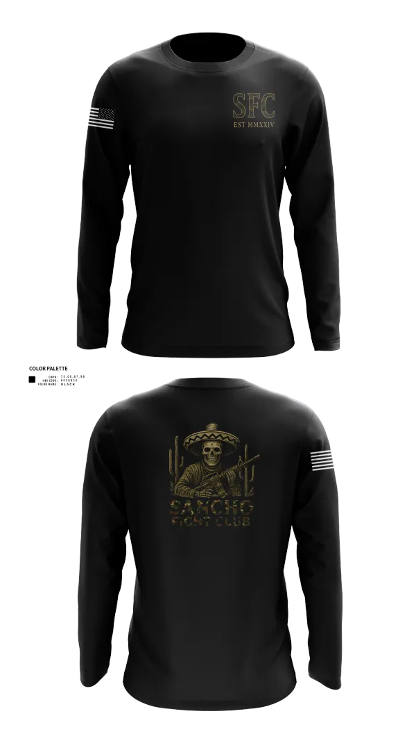 Long Sleeve Performance Shirt, Sancho Fight Club, , Teamtime, Team time, sublimation, custom sports apparel, team uniforms, spirit wear, spiritwear, sports uniforms, custom shirts, team store, custom team store, fundraiser sports, apparel fundraiser