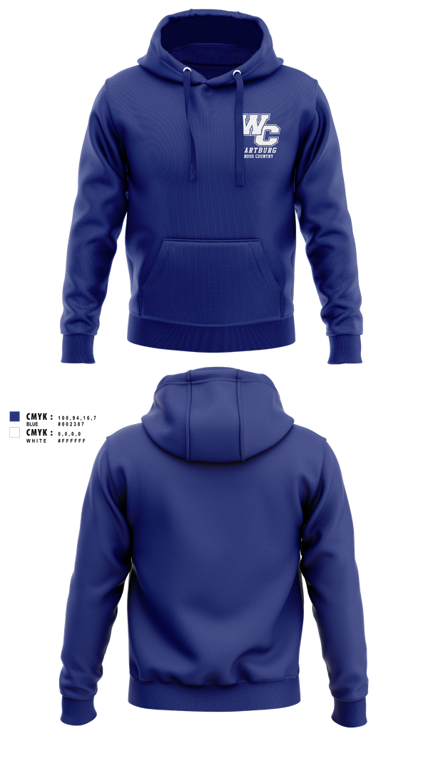 Hoodie, Wartburg Cross Country, Cross Country, Teamtime, Team time, sublimation, custom sports apparel, team uniforms, spirit wear, spiritwear, sports uniforms, custom shirts, team store, custom team store, fundraiser sports, apparel fundraiser
