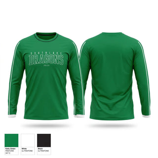 Long Sleeve Performance Shirt, Dragons, Baseball, Teamtime, Team time, sublimation, custom sports apparel, team uniforms, spirit wear, spiritwear, sports uniforms, custom shirts, team store, custom team store, fundraiser sports, apparel fundraiser