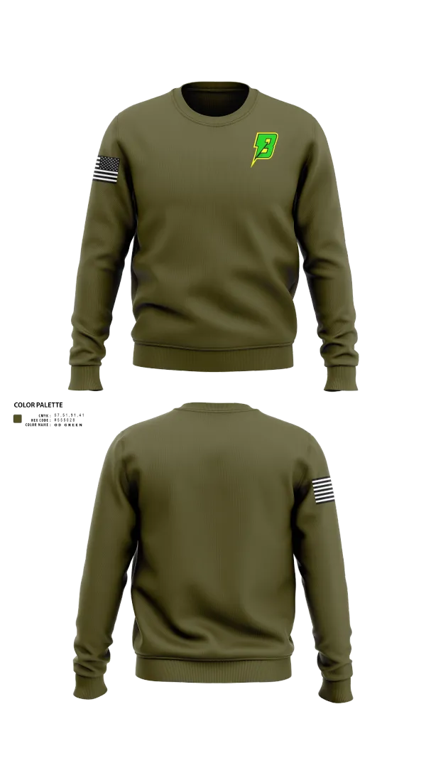 Crew Neck Sweatshirt, Baltimore Lightning, , Teamtime, Team time, sublimation, custom sports apparel, team uniforms, spirit wear, spiritwear, sports uniforms, custom shirts, team store, custom team store, fundraiser sports, apparel fundraiser