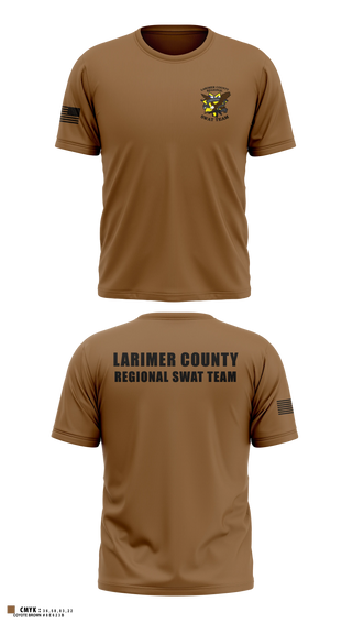 Old School Cotton Feel Shirt, Larimer County Swat, Police, Teamtime, Team time, sublimation, custom sports apparel, team uniforms, spirit wear, spiritwear, sports uniforms, custom shirts, team store, custom team store, fundraiser sports, apparel fundraiser