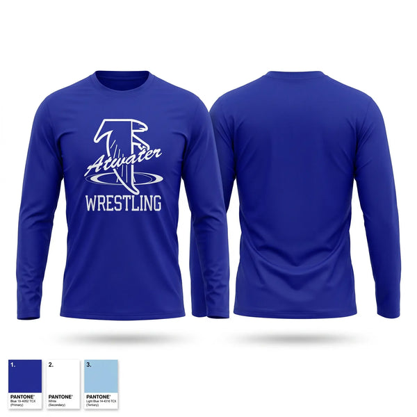 Long Sleeve Performance Shirt, Atwater Falcons, Wrestling, Teamtime, Team time, sublimation, custom sports apparel, team uniforms, spirit wear, spiritwear, sports uniforms, custom shirts, team store, custom team store, fundraiser sports, apparel fundraiser