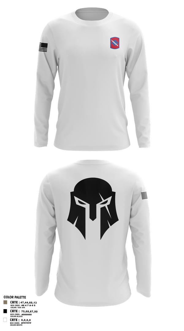 Long Sleeve Performance Shirt, C TRP 1-134th, , Teamtime, Team time, sublimation, custom sports apparel, team uniforms, spirit wear, spiritwear, sports uniforms, custom shirts, team store, custom team store, fundraiser sports, apparel fundraiser