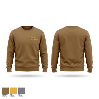 Crew Neck Sweatshirt, Del Oro Lady Suns, Softball, Teamtime, Team time, sublimation, custom sports apparel, team uniforms, spirit wear, spiritwear, sports uniforms, custom shirts, team store, custom team store, fundraiser sports, apparel fundraiser