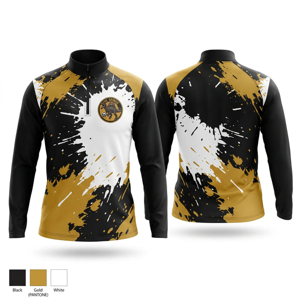 Quarter Zip Jacket, Spinos, Men's Soccer, Teamtime, Team time, sublimation, custom sports apparel, team uniforms, spirit wear, spiritwear, sports uniforms, custom shirts, team store, custom team store, fundraiser sports, apparel fundraiser