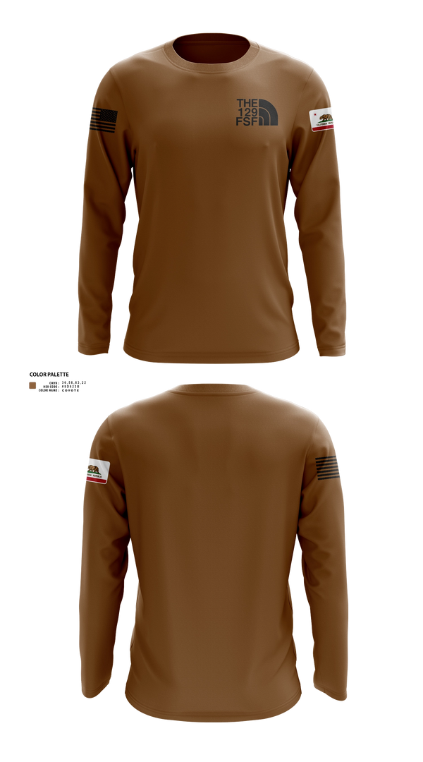 Long Sleeve Performance Shirt, 129 FSS, Air Force, Teamtime, Team time, sublimation, custom sports apparel, team uniforms, spirit wear, spiritwear, sports uniforms, custom shirts, team store, custom team store, fundraiser sports, apparel fundraiser