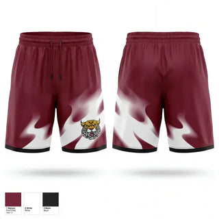 Athletic Shorts With Pockets, Valley view bobcats, Men's Basketball, Teamtime, Team time, sublimation, custom sports apparel, team uniforms, spirit wear, spiritwear, sports uniforms, custom shirts, team store, custom team store, fundraiser sports, apparel fundraiser
