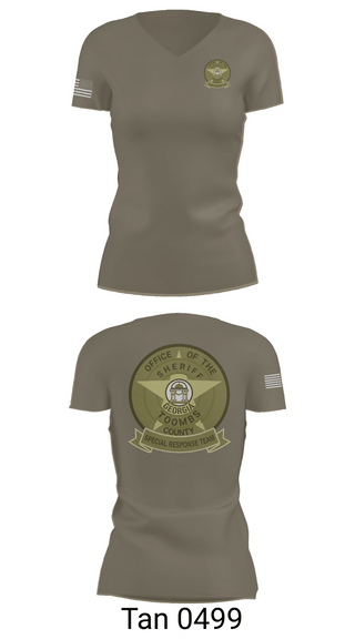 Womens Short Sleeve Vneck Shirt, TCSO, Police, Teamtime, Team time, sublimation, custom sports apparel, team uniforms, spirit wear, spiritwear, sports uniforms, custom shirts, team store, custom team store, fundraiser sports, apparel fundraiser