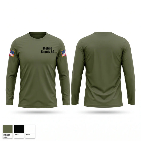 Long Sleeve Performance Shirt, Mobile County SO, Police, Teamtime, Team time, sublimation, custom sports apparel, team uniforms, spirit wear, spiritwear, sports uniforms, custom shirts, team store, custom team store, fundraiser sports, apparel fundraiser