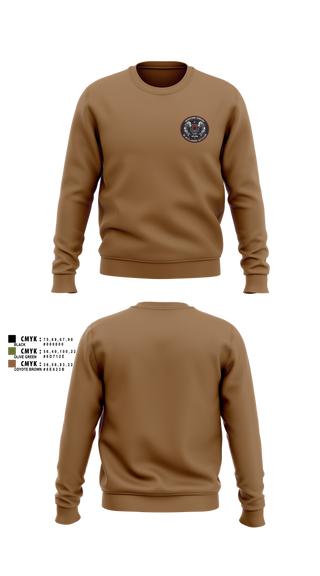 Crew Neck Sweatshirt, Operations Company 3d Intelligence Battalion, , Teamtime, Team time, sublimation, custom sports apparel, team uniforms, spirit wear, spiritwear, sports uniforms, custom shirts, team store, custom team store, fundraiser sports, apparel fundraiser