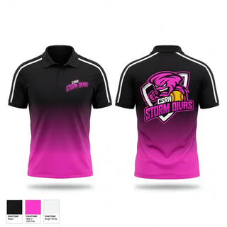 Short Sleeve Performance Polo, CSRA storm divas, Softball, Teamtime, Team time, sublimation, custom sports apparel, team uniforms, spirit wear, spiritwear, sports uniforms, custom shirts, team store, custom team store, fundraiser sports, apparel fundraiser