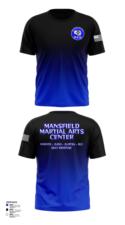 Mansfield Martial Arts Center Short Sleeve Performance Shirt - 29