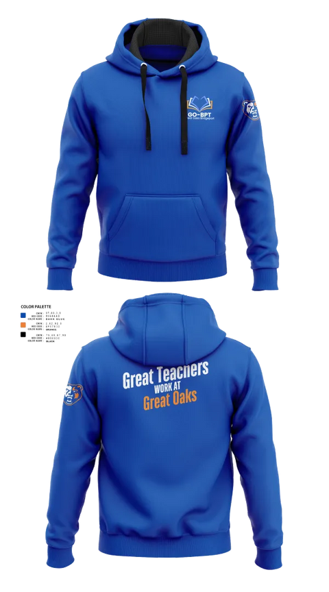 Hoodie, Great Oaks Charter School, , Teamtime, Team time, sublimation, custom sports apparel, team uniforms, spirit wear, spiritwear, sports uniforms, custom shirts, team store, custom team store, fundraiser sports, apparel fundraiser