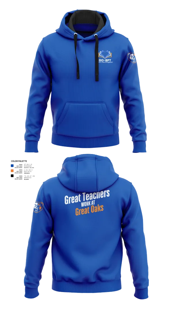 Hoodie, Great Oaks Charter School, , Teamtime, Team time, sublimation, custom sports apparel, team uniforms, spirit wear, spiritwear, sports uniforms, custom shirts, team store, custom team store, fundraiser sports, apparel fundraiser