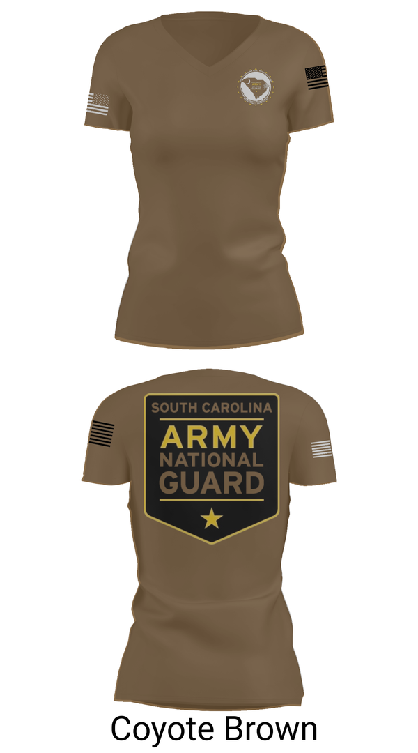 Womens Short Sleeve Vneck Shirt, Scarng, National Guard, Teamtime, Team time, sublimation, custom sports apparel, team uniforms, spirit wear, spiritwear, sports uniforms, custom shirts, team store, custom team store, fundraiser sports, apparel fundraiser