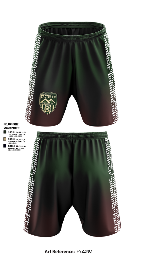 Athletic Shorts With Pockets, Cactus Fc, Men's Soccer, Teamtime, Team time, sublimation, custom sports apparel, team uniforms, spirit wear, spiritwear, sports uniforms, custom shirts, team store, custom team store, fundraiser sports, apparel fundraiser