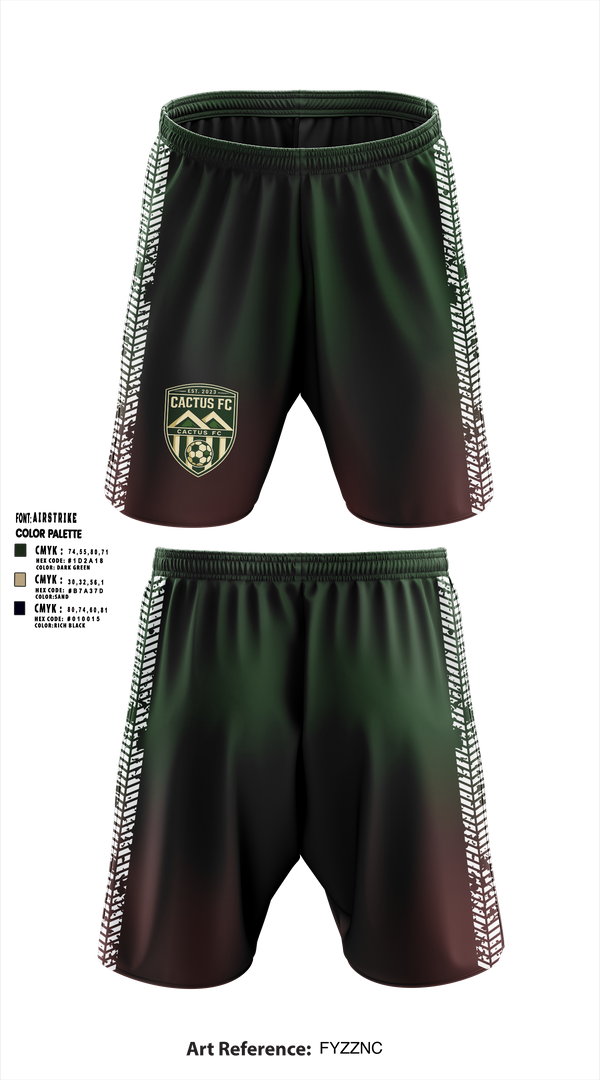 Athletic Shorts With Pockets, Cactus Fc, Men's Soccer, Teamtime, Team time, sublimation, custom sports apparel, team uniforms, spirit wear, spiritwear, sports uniforms, custom shirts, team store, custom team store, fundraiser sports, apparel fundraiser