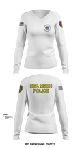 NSA Mechanicsburg 84971329 Women's Long Sleeve V-neck Shirt - 102