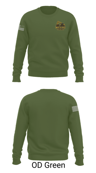 Crew Neck Sweatshirt, 252 EngineersWatkins Excavation, , Teamtime, Team time, sublimation, custom sports apparel, team uniforms, spirit wear, spiritwear, sports uniforms, custom shirts, team store, custom team store, fundraiser sports, apparel fundraiser