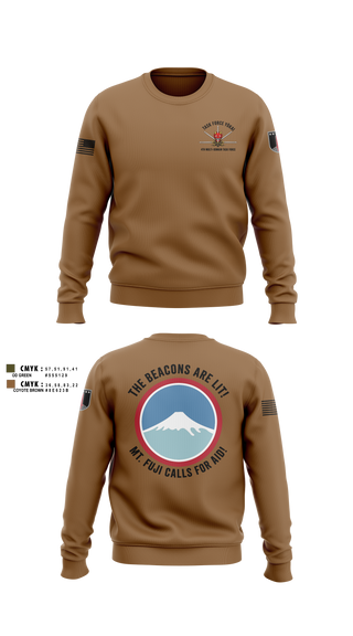 Crew Neck Sweatshirt, 4MDTF, Army, Teamtime, Team time, sublimation, custom sports apparel, team uniforms, spirit wear, spiritwear, sports uniforms, custom shirts, team store, custom team store, fundraiser sports, apparel fundraiser