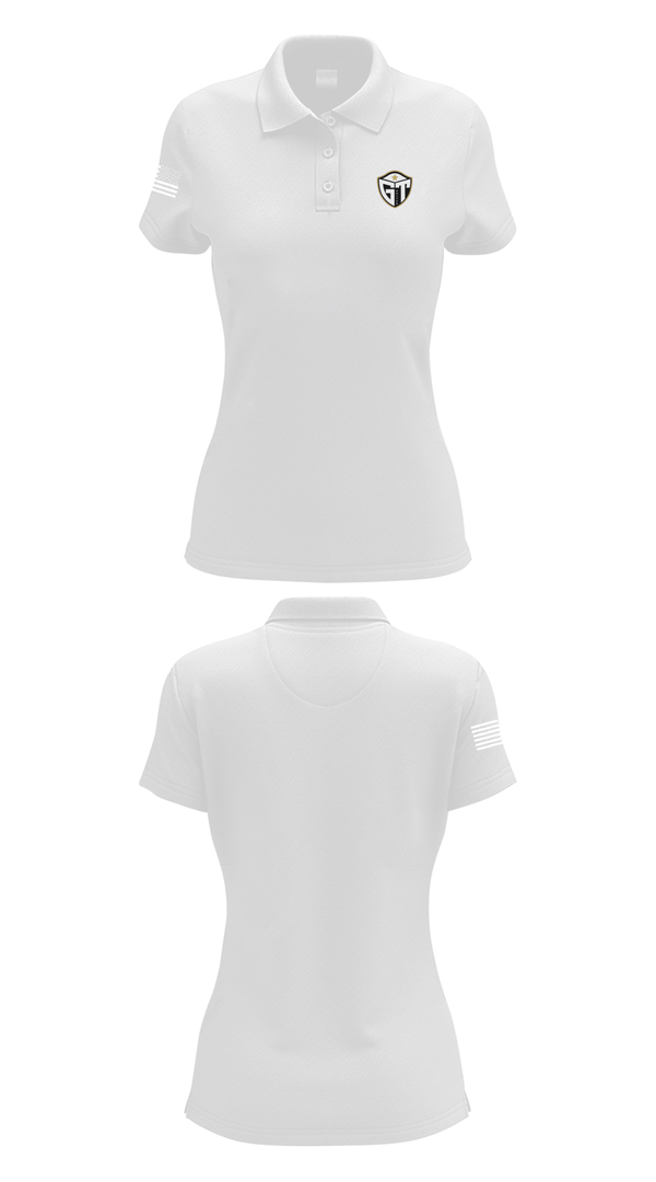 Womens Short Sleeve Performance Polo, GT United, Women's Soccer, Teamtime, Team time, sublimation, custom sports apparel, team uniforms, spirit wear, spiritwear, sports uniforms, custom shirts, team store, custom team store, fundraiser sports, apparel fundraiser
