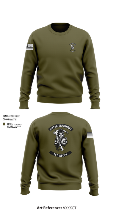 1st Recon 29773474 Crew Neck Sweatshirt - 100