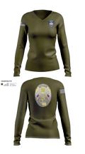 MPD Patrol 83314976 Women's Long Sleeve V-neck Shirt - 22