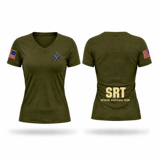 Womens Short Sleeve Vneck Shirt, BLACKWATER PUBLIC SAFETY, Police, Teamtime, Team time, sublimation, custom sports apparel, team uniforms, spirit wear, spiritwear, sports uniforms, custom shirts, team store, custom team store, fundraiser sports, apparel fundraiser