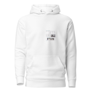 Unisex Hoodie - 1 - White