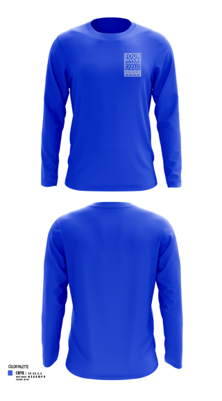 Long Sleeve Performance Shirt, Four Rivers, Cross Country, Teamtime, Team time, sublimation, custom sports apparel, team uniforms, spirit wear, spiritwear, sports uniforms, custom shirts, team store, custom team store, fundraiser sports, apparel fundraiser