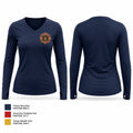 Sheffield Village Women's Long Sleeve V-neck Shirt - 1