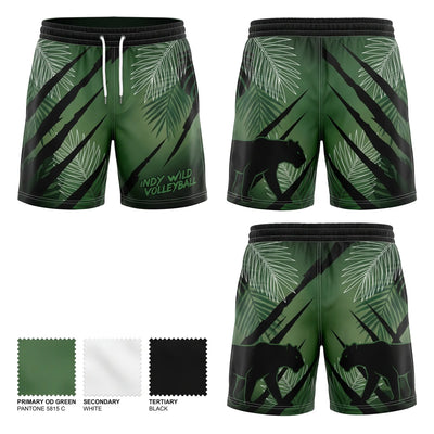 Indy Wild Athletic Shorts With Pockets - 1