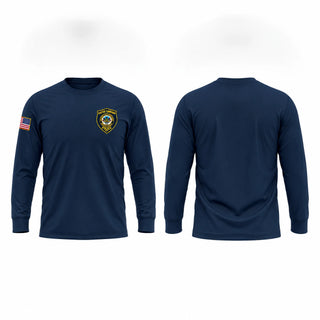 Long Sleeve Performance Shirt, Foster Township Police Department, Police, Teamtime, Team time, sublimation, custom sports apparel, team uniforms, spirit wear, spiritwear, sports uniforms, custom shirts, team store, custom team store, fundraiser sports, apparel fundraiser