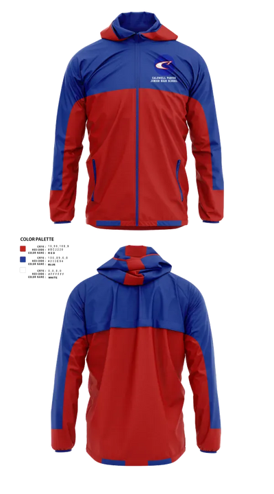 Caldwell Parish Junior High School Softball 84975544 Windbreaker - 1