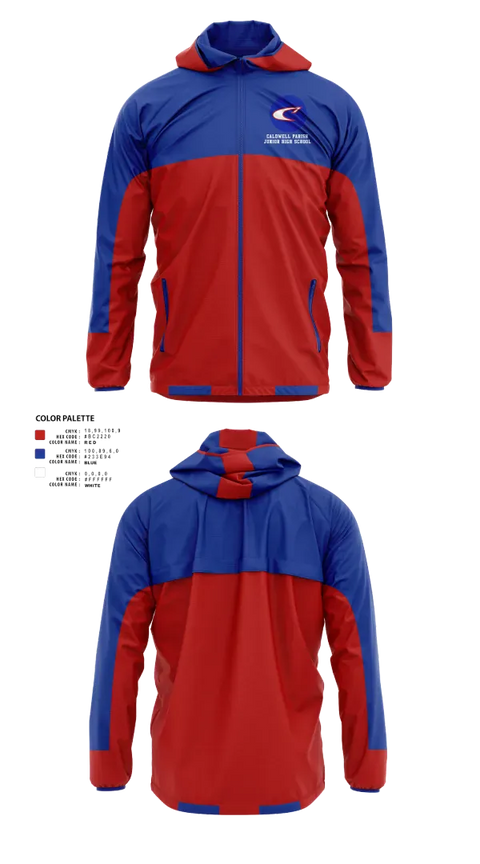 Windbreaker, Caldwell Parish Junior High School Softball, Softball, Teamtime, Team time, sublimation, custom sports apparel, team uniforms, spirit wear, spiritwear, sports uniforms, custom shirts, team store, custom team store, fundraiser sports, apparel fundraiser