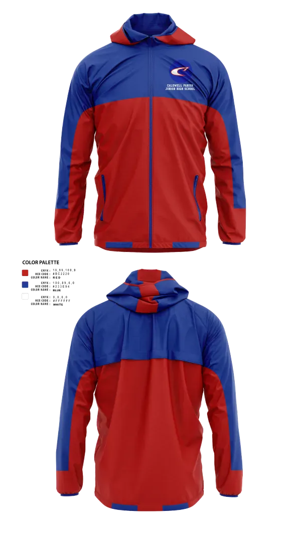 Windbreaker, Caldwell Parish Junior High School Softball, Softball, Teamtime, Team time, sublimation, custom sports apparel, team uniforms, spirit wear, spiritwear, sports uniforms, custom shirts, team store, custom team store, fundraiser sports, apparel fundraiser