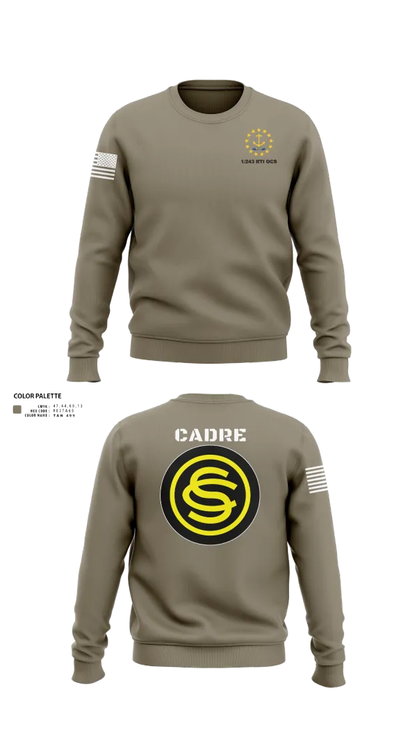 Crew Neck Sweatshirt, 1/243 RTI OCS, , Teamtime, Team time, sublimation, custom sports apparel, team uniforms, spirit wear, spiritwear, sports uniforms, custom shirts, team store, custom team store, fundraiser sports, apparel fundraiser