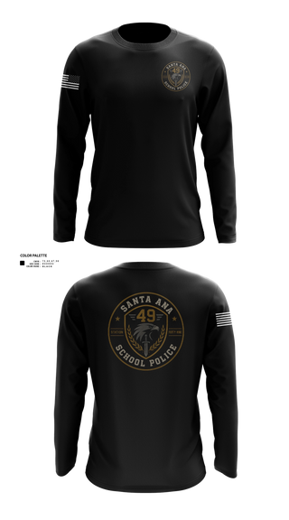 Long Sleeve Performance Shirt, SASPD, Police, Teamtime, Team time, sublimation, custom sports apparel, team uniforms, spirit wear, spiritwear, sports uniforms, custom shirts, team store, custom team store, fundraiser sports, apparel fundraiser